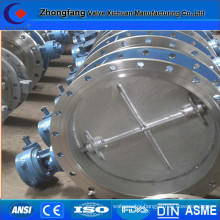 CE approved double flange connection butterfly Valve